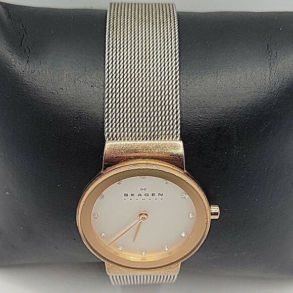 Skagen Freja 358SRSC Womens Stainless Steel Analog Dial Quartz Wrist Watch AM586 main image 9